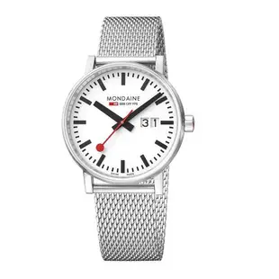 MONDAINE 瑞士國鐵evo2時光走廊腕錶-40mm/米蘭鋼鏈 40210SM