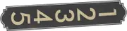 OSALADI Outdoor Metal Signage for Address Office Home Easy to Install Decorative Number Plaque