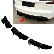 Rear Bumper Lip Diffuser Spoiler Protector For Tesla Model 3 2023-2024