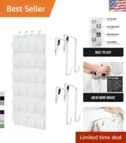 Space-Saving Hanging Storage with 24 Mesh Pockets - Holds 40 lbs Durable Design