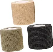 BESPORTBLE Elasticated Camouflage Tape Pack Sports Wrist Bandages Elastic Protective Band for Hunting Ankle Wrist Knee