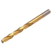 HSS Titanium Nitride Coated Drill Bit 8.0mm x 117mm For Steel Wood Plastic 08877