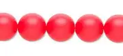 8 Neon Red Swarovski Crystal 5810 Pearl Beads 10MM