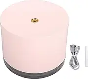 USB Humidifier Wireless 780ml Large Capacity Nano Mist Dual Spray Modes Night Light Desktop Humidifier Moist Air for Indoor Office Bedroom (Pink)
