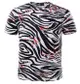 FINDSENSE Z1 日系 流行 男 時尚 3D 斑馬紋 短袖T恤 特色短T