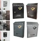 Wall Mount Mailbox with Key Letter Magazines Post Porch Locking Mailboxes