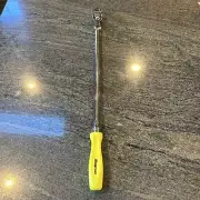 Snap On shlfd80a 1/2” drive hard handle long flex head ratchet hi viz 25-3/4