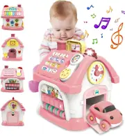 Montessori Toys for 1+ Year Old Girl - Toddler Toys Age 1-2, 8-In-1 Toys with So