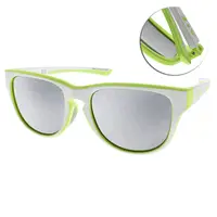 在飛比找Yahoo奇摩購物中心優惠-ZIV 運動太陽眼鏡 ICE 冰系列/霧螢光綠白框 灰片電白