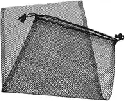 Abaodam Large Capacity Snorkel Mesh Bag Lightweight Swim Gear Storage for Fins and Breathable Design with Drawstring Closure for Water Activities