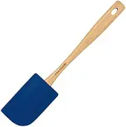 Chasseur Silicone Spatula with Beechwood Handle, Large, Blue