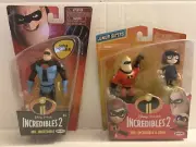 jakks Gisnep PIXAR INCREDIBLES 2 MR. INCREDIBLE + MR. INCREDIBLE & EDNA (2018)