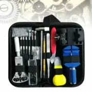 147Pcs Watch Repair Back Case Pin Link Spring Strap Remover Opener Tool Kit Set