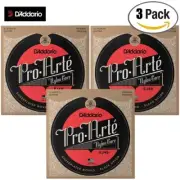 3-PACK D'Addario EJ49 Pro Arte Black Nylon Normal Tension Guitar Strings