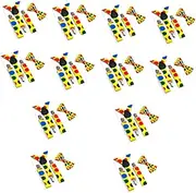 Vaguelly Suspender Kids 12 Sets Dot Bow Tie Belt Clown Costume Suspenders Kids Clown Suspenders Boy Outfits Work Suspenders Kid Suspender Bow Tie Kid Suit Baby Boy Cloth Wedding Overalls