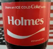 Share A Coke With Holmes Limited Edition Coca Cola Bottle 2017 USA