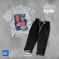 在飛比找蝦皮購物優惠-Eilavkids T 恤套裝 Distro SHOES U