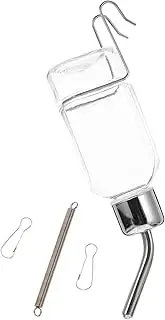 FUTUREORYY Pet Automatic Water Feeder Leak Hanging Water Dispenser for Dogs Transparent Small Safe and Odorless Pet Supplies for Dog Cages and Easy Cleaning
