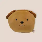 Japanese Daiso BROWN DOG plushie pillow cuddly soft holiday gifts