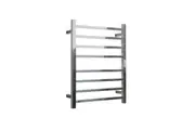 HOTWIRE Hotwire Heated Towel Rail - Square Bar (H700mmxW530mm) with Timer - Chrome