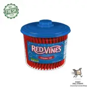 RED VINES Twists Original Red Licorice Bulk Candy Jar (5 lbs.) Fast Ship