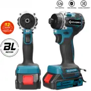 Rechargeable Screwdriver Cordless Electric Drill Motor 2 Speeds Control Modes