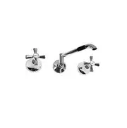 Design Laundry Three-Piece Set Chrome Quality Brass