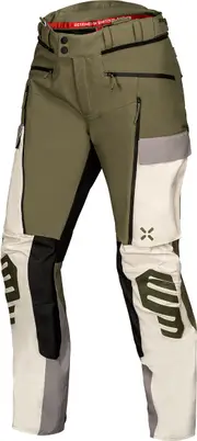 IXS Venture-STX 1.0, textile pants waterproof , color: Light Grey/Olive/Grey , size: M