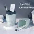 Bathroom Toothpaste Cylinder Storage Box Wash Cup Toothbrush Cup Mouthwash Cup