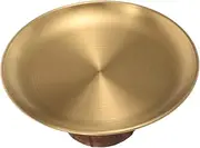 LIGIGWASH Stainless Steel Cake Stand Elegant Footed Holder for Cupcakes Fruits and Desserts for Tables Showers Weddings and Parties French Design