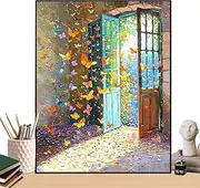 Butterfly Gem Art,Gem Painting Kits Butterfly Painting Jewel Art | Gem Art Butterflies, Gem Art Paintings Kit for Home, Wall Decor, Living Room
