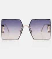 [Dior Eyewear] Dior Eyewear 30Montaigne S7U square sunglasses One Size gold