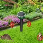 Ultrasonic Solar Power Repellent Repeller Snake Mole Repellent Outdoor