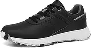 [SDEQA] Mens Waterproof Golf Shoes Spikeless Outdoor Golf Sport Sneakers Big Size for Golf Training