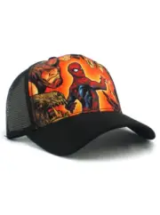 New Era Spider-Man Adjustable Hat Sinister Six Marvel Rhino Shocker Lizard Black