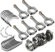 Jecoupoon Engine Crankshaft Connecting Rod Bearings Set Including Thrust Plates Compatible with Sorento Santa Fe G6DH Engine 3.3L 2013-2016 23110-3CFA0 23110-3L100 23510-3L100
