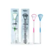 Tongue Cleaner Scraper For A Fresh Breath - 230 Units - Blue-black-red-green