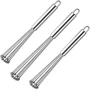 Ball Whisk Ball Whisk Wire Egg Whisk,Ball Whisk Used to Manually Stir Egg Liquid Butter Cream Batter DIY Baking Utensils Silver