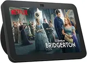 Echo Show 8 (Newest gen) | HD smart touchscreen with spatial audio, smart home hub and Alexa, Charcoal