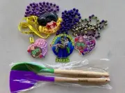 Krewe of Tucks Mardi Gras New Orleans Parade Throw Lot of 5