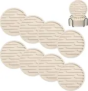 Silicone Coasters for Drinks, Drink Coasters Set of 8, Cup Coasters for Coffee Table, Cup Mat Drink Coasters for Tabletop Protection, Cool Home Decor, Coasters for Desk
