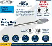APC 24V DC Heavy Duty Electric Swing Gate Opener 4 Remotes & Wireless Keypad