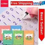 5 Pack Kids Calligraphy Writing Practice Books with Magic Pens - Ages 3-8