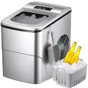 IKICH Quick Portable Ice Maker CP173A Silver - 26lbs - New Sealed Box