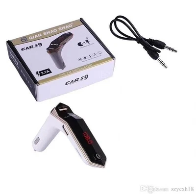 Car S9 Bluetooth Car Kit Mp3 Wireless FM Transmitter USB SD Charger Handsfree UK