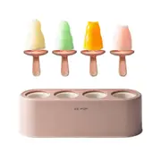 2024 Silicone Popsicle Molds Cartoon Shape, Baby Popsicle Molds Bpa Free, Reusable Popsicle Molds (pink)