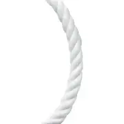 Koch 5321645 1/2 by 200-Feet Cotton Twisted 3 Strand Rope, White
