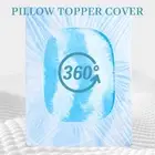 Full 2 Inch Memory Foam Mattress Topper And 2 Inch Down Alternative Cover XX