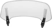 Windscreens & Parts For NC750X For NC750S For NC700X For NC700S For Integra750 For CTX700 Universal Motorcycle Windshield Extension Adjustable Spoiler Deflector Wind Deflector Screen (Size : Small Tr