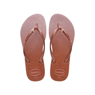 Havaianas 哈瓦仕 拖鞋 夾腳拖 水鑽 漸層 番紅花 Slim Prism 4146128-3544W